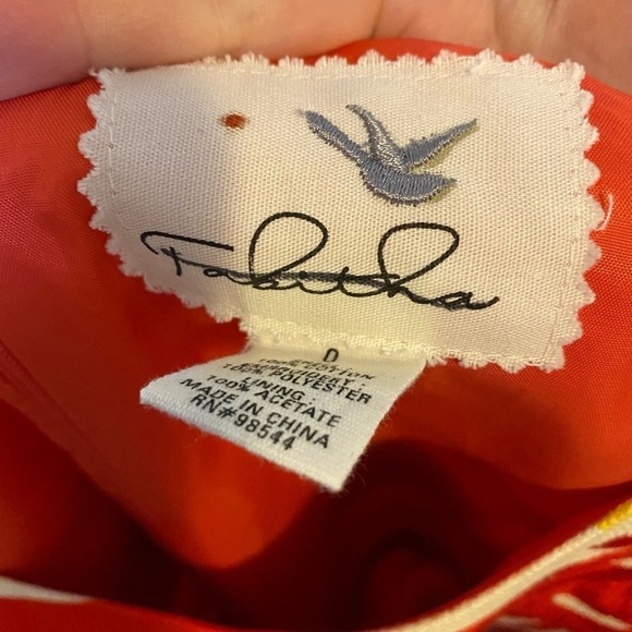 ANTHROPOLOGIE Tabitha Totem Embroidered Canvas Dress Size 0 EUC - Picture 7 of 10